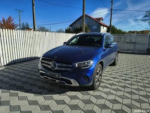 Albastru Utilizat 2020 Mercedes GLC200 SUV | 33.600 EUR - Imagine 1/4