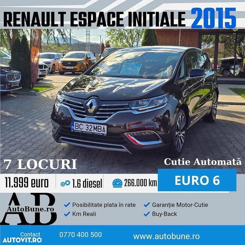 Culoaremaro Utilizat 2015 Renault Espace Monovolum | 11.999 EUR - Imagine 1/4