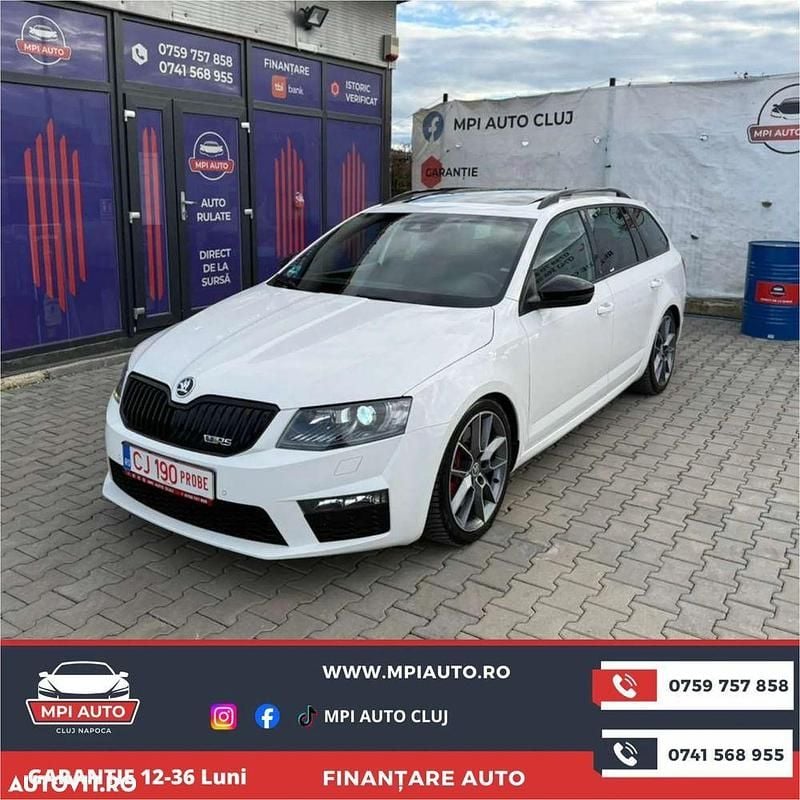 Culoarealb Utilizat 2014 Skoda Octavia RS Break | 11.990 EUR (Scump) - Imagine 1/4