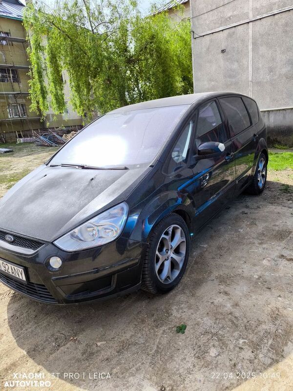 Negru Utilizat 2008 Ford S-MAX S Monovolum | 2.700 EUR (Preț OK) - Imagine 1/4