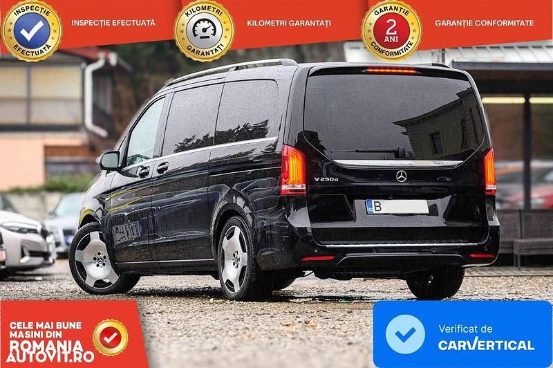 Second-hand Mercedes V250 Avantgarde 190 CP (139 kW) 2017 Culoarenegru Monovolum
