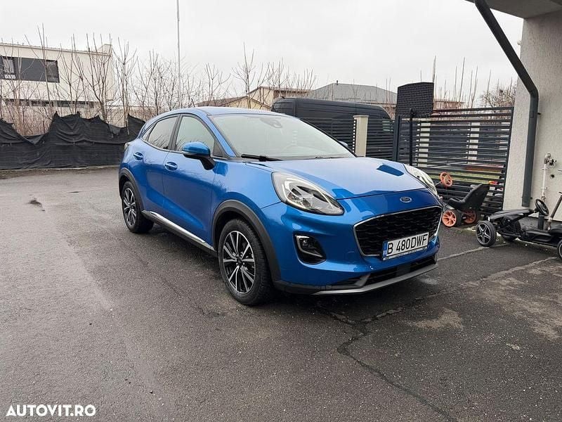 Culoarealbastru Second-hand 2021 Ford Puma Titanium SUV | 15.500 EUR (Preț OK) - Imagine 1/4