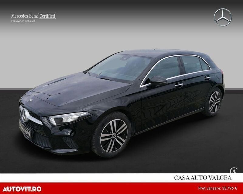 Negru Utilizat 2020 Mercedes A220 Hatchback | 25.289 EUR (Preț OK) - Imagine 1/4