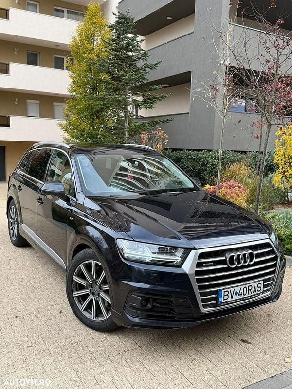 Culoarealbastru Utilizat 2015 Audi Q7 S-Line SUV | 23.500 EUR (Preț OK) - Imagine 1/4