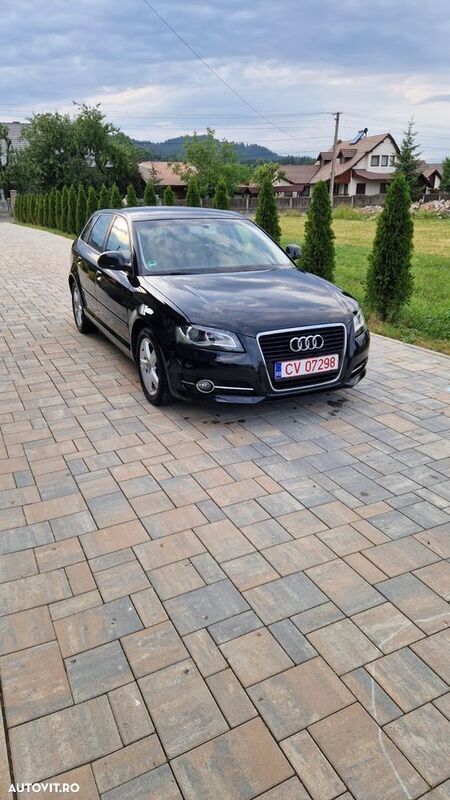 Negru Utilizat 2009 Audi A3 S-Line | 5.200 EUR (Preț OK) - Imagine 1/4