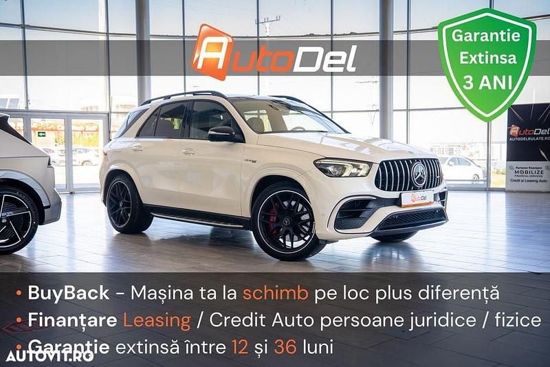 Culoarealb Utilizat 2023 Mercedes GLE63 AMG AMG SUV | 98.999 EUR - Imagine 1/4