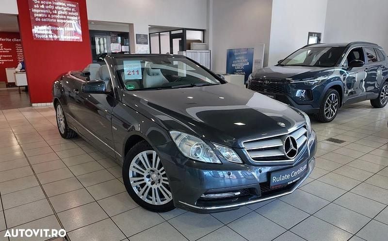 Second-hand Mercedes E220 170 CP (125 kW) 2012 Culoaregri Cabrio