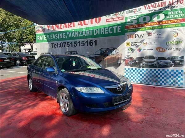 Second-hand Mazda 6 143 CP (105 kW) 2004 Albastru Berlinǎ