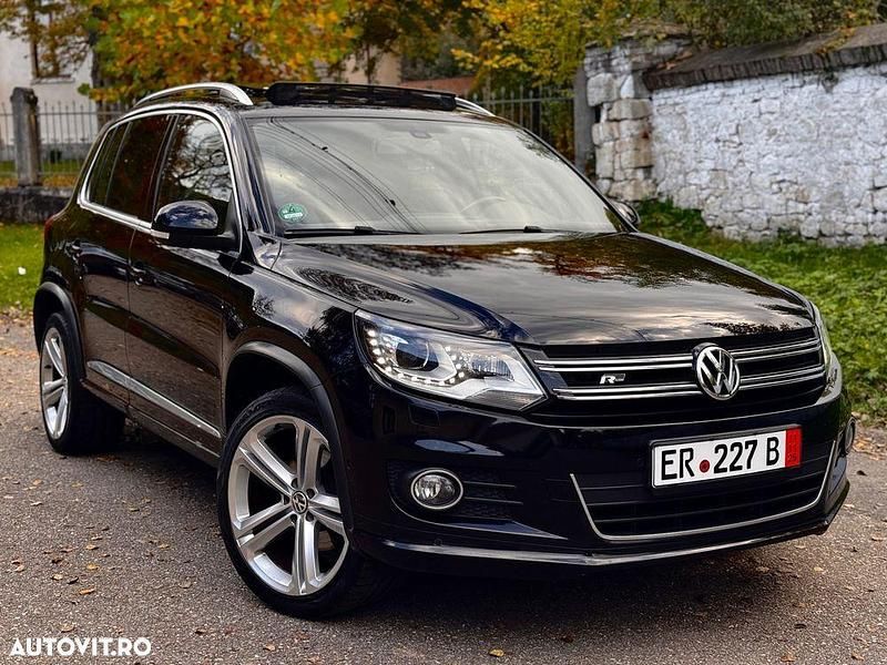 Culoarenegru Utilizat 2014 VW Tiguan Sportline SUV | 11.790 EUR (Preț bun) - Imagine 1/4