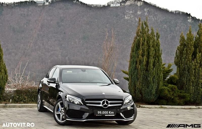 Second-hand Mercedes C180 AMG line 156 CP (114 kW) 2015 Culoarenegru Berlinǎ