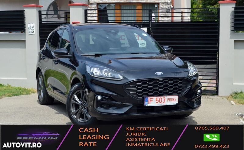 Negru Utilizat 2021 Ford Kuga ST-Line SUV | 17.490 EUR (Preț OK) - Imagine 1/4