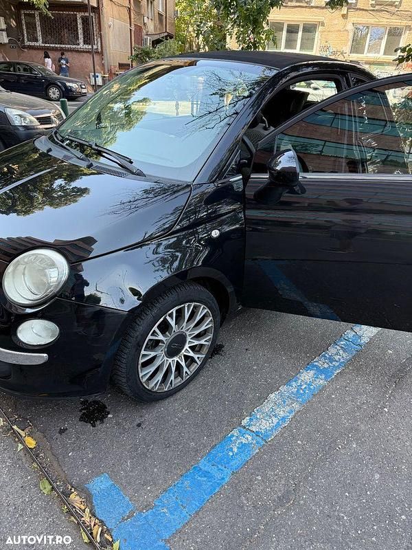 Culoarenegru Utilizat 2011 Fiat 500 Hatchback | 4.399 EUR (Preț OK) - Imagine 1/4