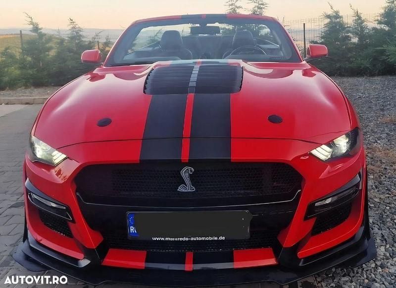 Rosu Utilizat 2017 Ford Mustang Cabrio | 24.990 EUR (Scump) - Imagine 1/4