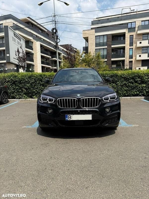 Negru Utilizat 2016 BMW X6 SUV | 27.500 EUR (Super Preț) - Imagine 1/4