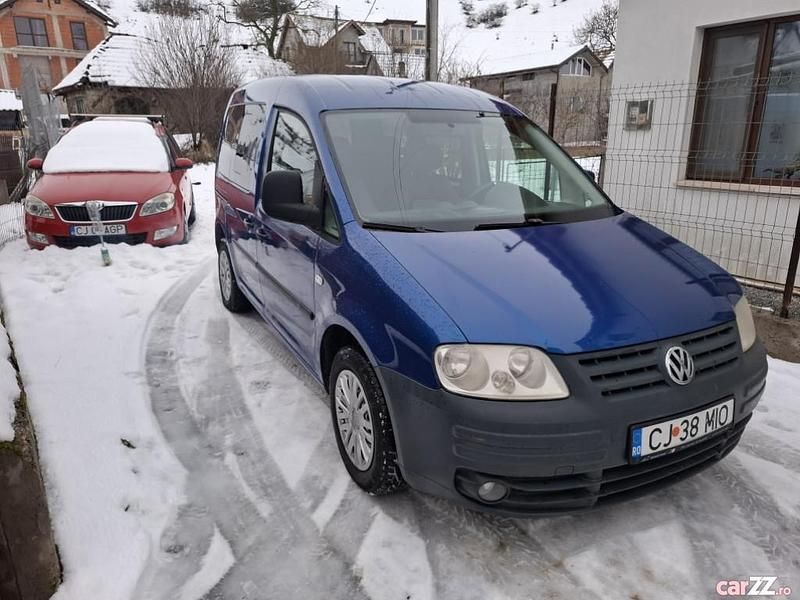 Second-hand VW Caddy 105 CP (77 kW) 2007 Albastru Monovolum