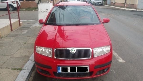 Second-hand Skoda Fabia 54 CP (39 kW) 2008 Rosu Hatchback