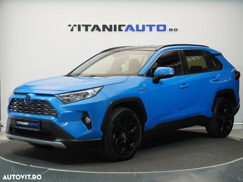 Albastru Utilizat 2021 Toyota RAV4 Hybrid Active SUV | 30.490 EUR (Super Preț) - Imagine 1/4