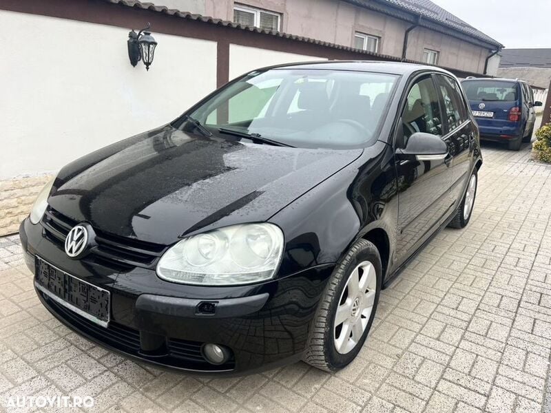 Negru Utilizat 2006 VW Golf V Hatchback | 2.199 EUR (Preț bun) - Imagine 1/4