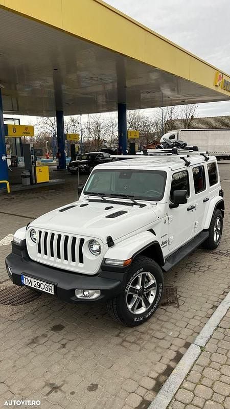 Culoarealb Utilizat 2019 Jeep Wrangler Unlimited Sahara SUV | 40.900 EUR - Imagine 1/4