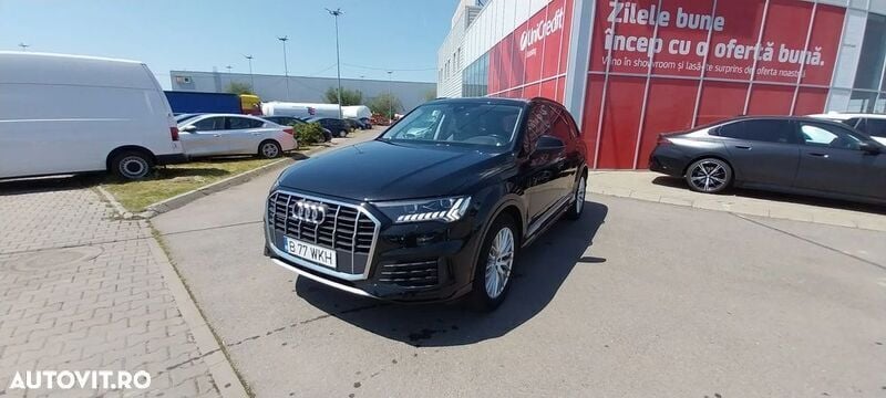 Negru Utilizat 2021 Audi Q7 SUV | 46.500 EUR (Preț OK) - Imagine 1/4