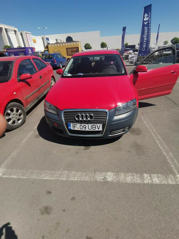 Rosu Utilizat 2007 Audi A3 Hatchback | 2.300 EUR - Imagine 1/4