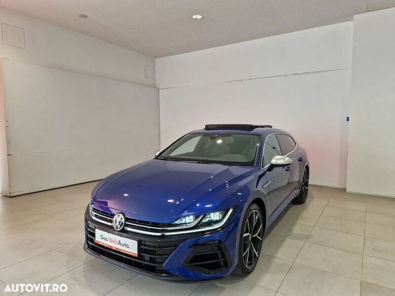 Albastru inchis metalic Utilizat 2022 VW Arteon R Break | 41.750 EUR (Preț OK) - Imagine 1/4