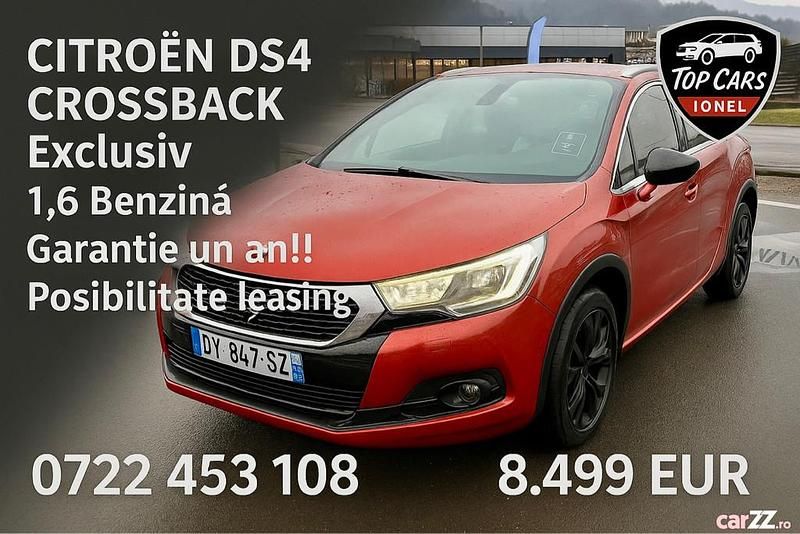 Roșu Utilizat 2016 Citroën DS4 Hatchback | 8.499 EUR - Imagine 1/4