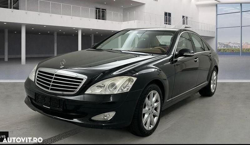 Culoarenegru Utilizat 2007 Mercedes S320 Berlinǎ | 8.700 EUR - Imagine 1/4