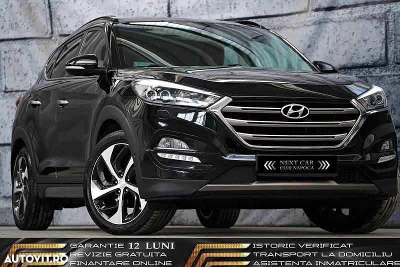 Negru Utilizat 2017 Hyundai Tucson Premium SUV | 17.450 EUR (Preț OK) - Imagine 1/4