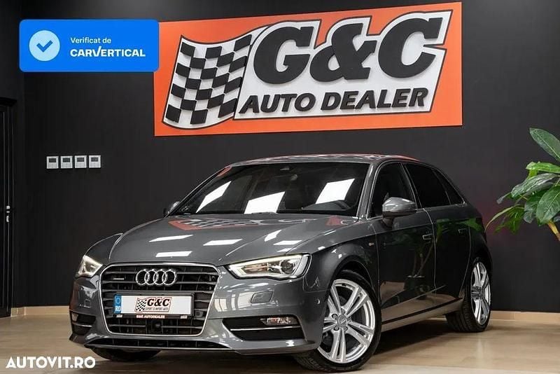 Gri Utilizat 2015 Audi A3 S-Line Hatchback | 14.900 EUR (Preț OK) - Imagine 1/4