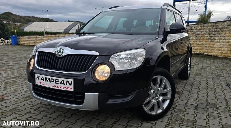 Culoarenegru Utilizat 2012 Skoda Yeti Ambition SUV | 6.490 EUR (Preț OK) - Imagine 1/4