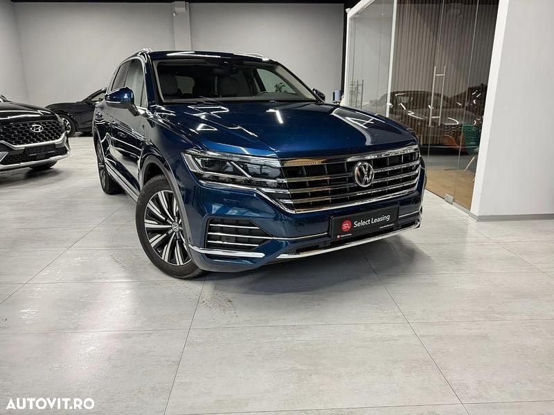 Second-hand VW Touareg 286 CP (210 kW) 2018 Culoareblue SUV