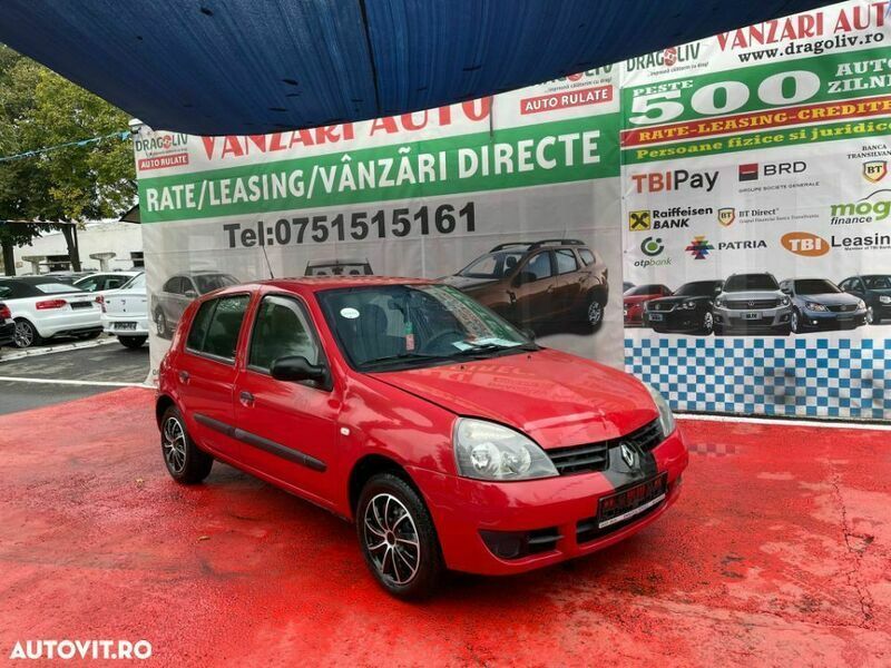 Rosu Utilizat 2008 Renault Clio II Hatchback | 1.999 EUR (Preț bun) - Imagine 1/4