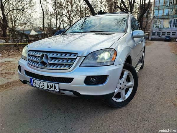 Gri Utilizat 2008 Mercedes ML320 SUV | 6.000 EUR (Super Preț) - Imagine 1/4