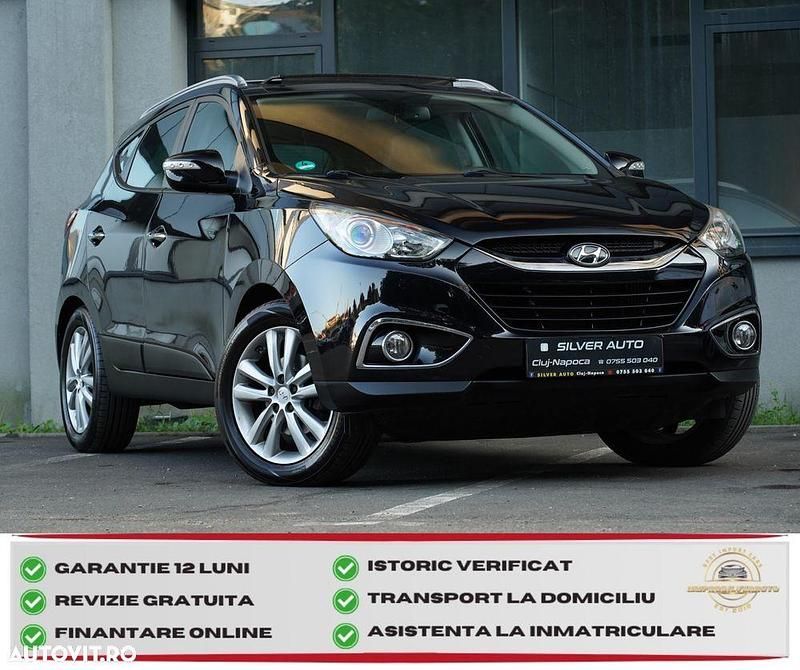 Negru Utilizat 2013 Hyundai ix35 Premium SUV | 9.990 EUR (Preț OK) - Imagine 1/4