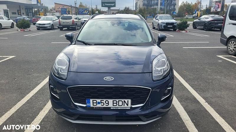 Culoarealbastru Utilizat 2020 Ford Puma Titanium SUV | 16.500 EUR (Scump) - Imagine 1/4