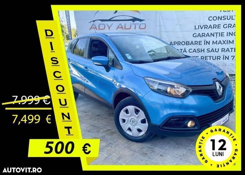 Albastru Utilizat 2014 Renault Captur SUV | 7.999 EUR (Preț OK) - Imagine 1/4