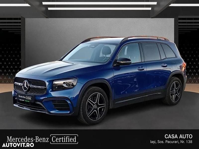 Culoarealbastru Utilizat 2024 Mercedes GLB200 SUV | 41.394 EUR (Preț bun) - Imagine 1/3