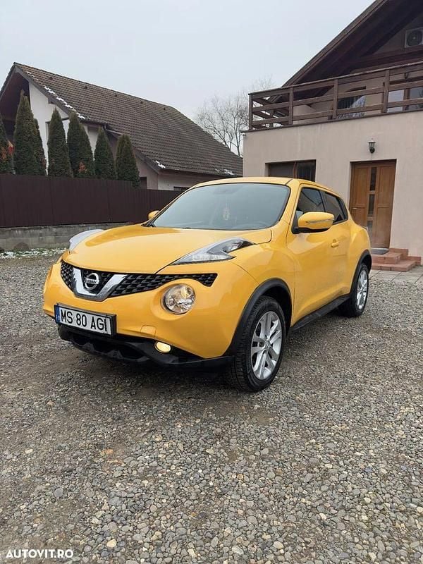 Culoaregalbeuriu Utilizat 2014 Nissan Juke Acenta SUV | 6.990 EUR (Preț bun) - Imagine 1/4