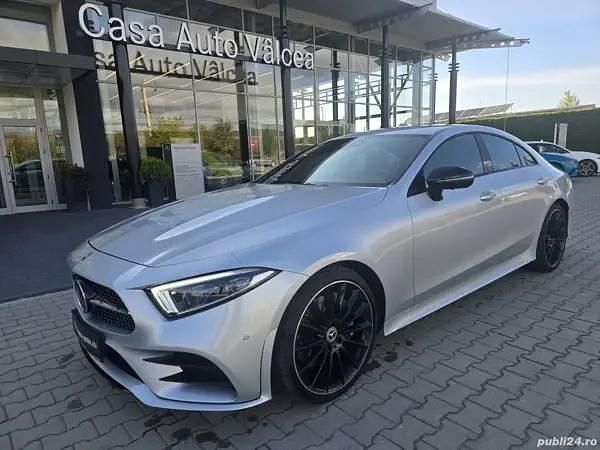 Argintiu Utilizat 2019 Mercedes CLS300 AMG line Coupe | 44.500 EUR - Imagine 1/4