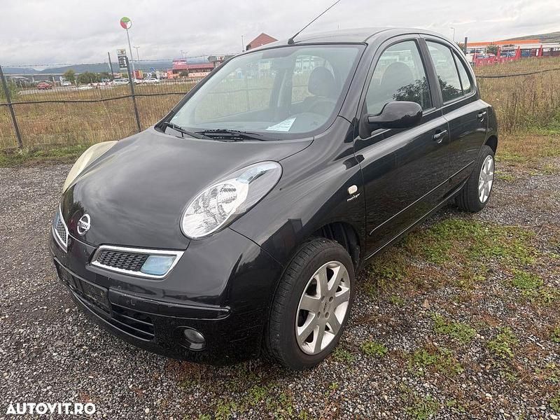 Culoarenegru Utilizat 2008 Nissan Micra Tekna Hatchback | 1.690 EUR - Imagine 1/4