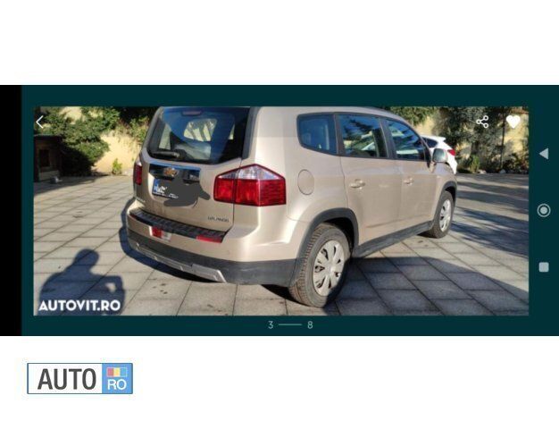 Second-hand Chevrolet Orlando 165 CP (121 kW) 2012 Gri Monovolum