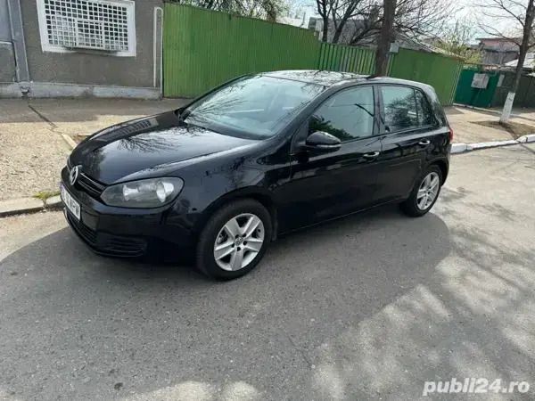 Negru Utilizat 2009 VW Golf VI Hatchback | 5.200 EUR (Preț OK) - Imagine 1/4