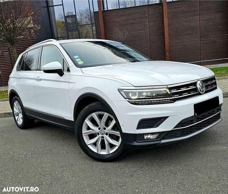 Culoarealb Utilizat 2021 VW Tiguan Highline SUV | 19.290 EUR (Super Preț) - Imagine 1/4