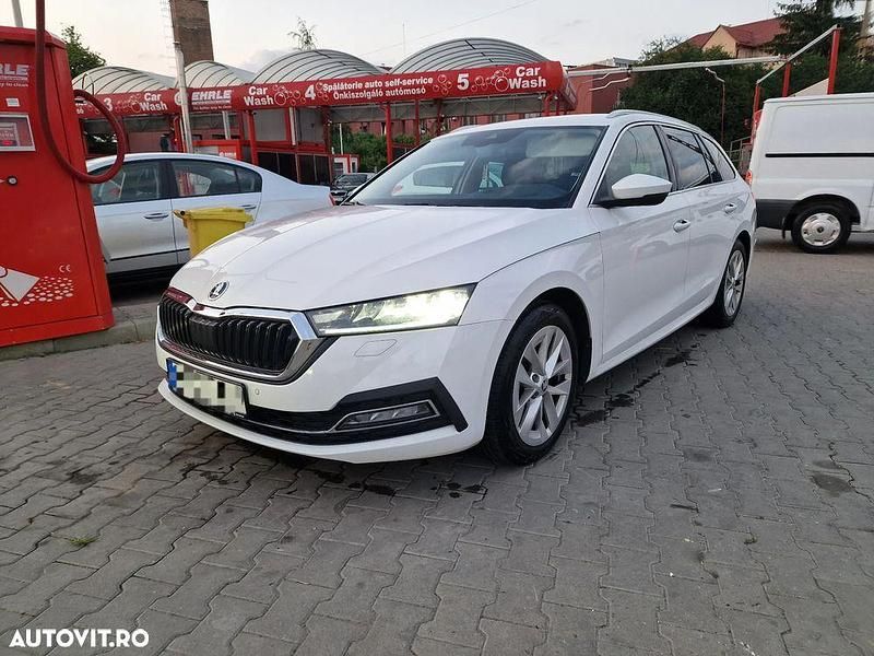 Culoarealb Utilizat 2021 Skoda Octavia Style Break | 17.600 EUR - Imagine 1/4