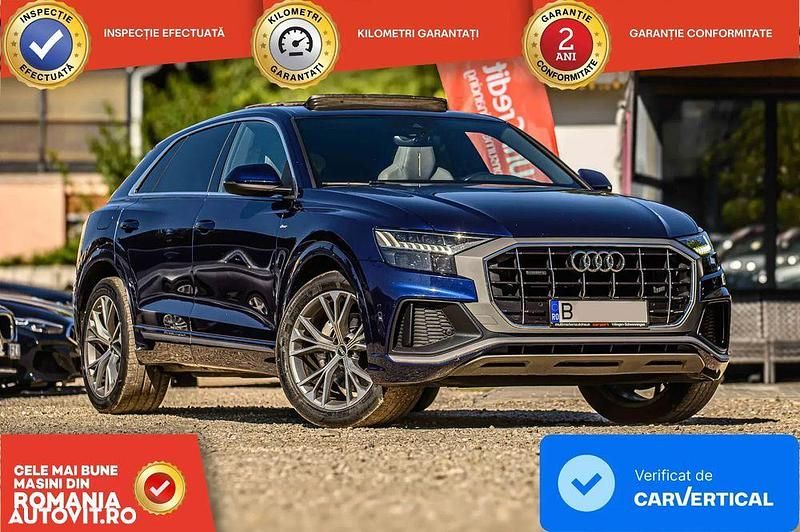 Second-hand Audi Q8 Premium 231 CP (169 kW) 2021 Culoarealbastru SUV