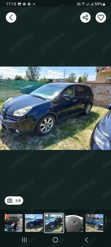 Second-hand Subaru Tribeca 245 CP (180 kW) 2007 Negru SUV