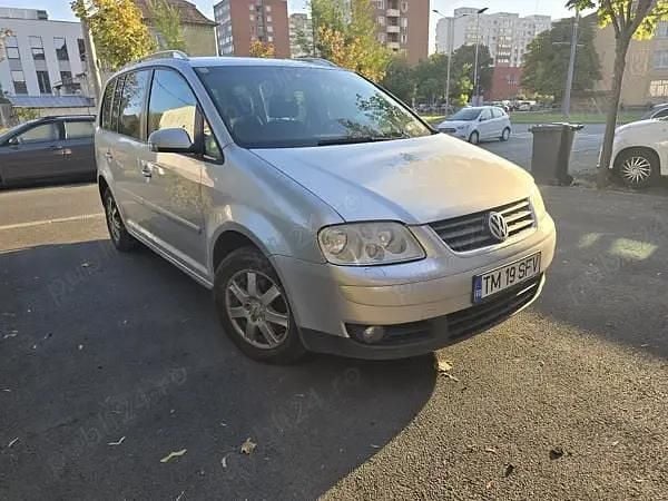 Argintiu Utilizat 2006 VW Touran Monovolum | 3.499 EUR (Scump) - Imagine 1/4