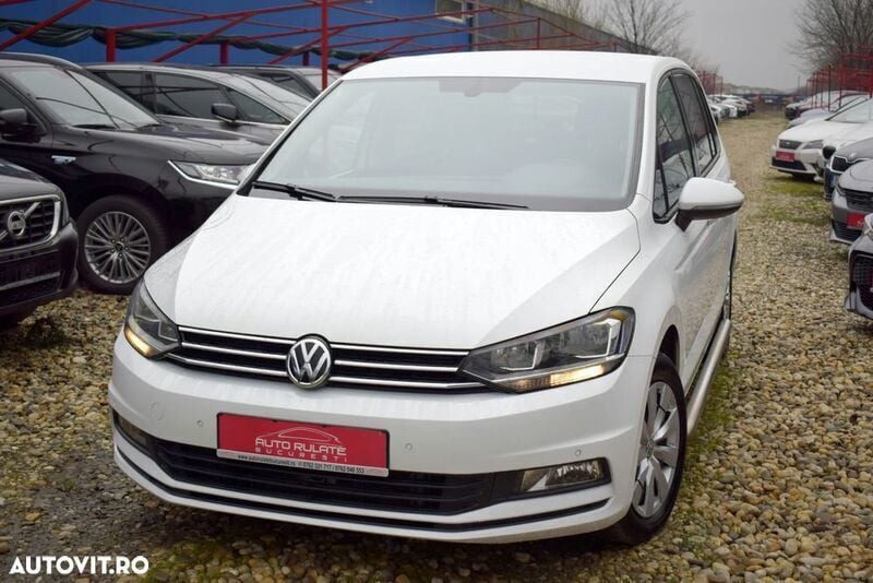 Second-hand VW Touran Comfortline 150 CP (110 kW) 2017 Alb Monovolum
