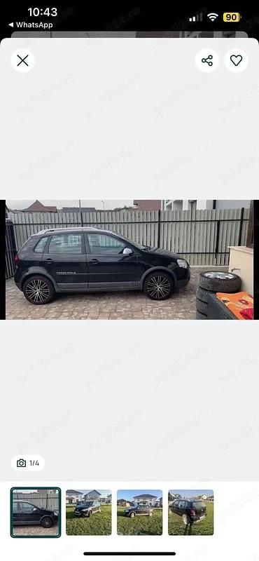 Second-hand VW Polo Cross 70 CP (51 kW) 2007 Hatchback